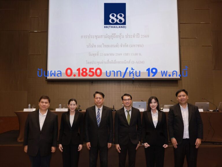 88TH ส่ง LYO MY COLOR SHAMPOO บุกตลาดจีน ดันรายได้ปี 69 โต 30%